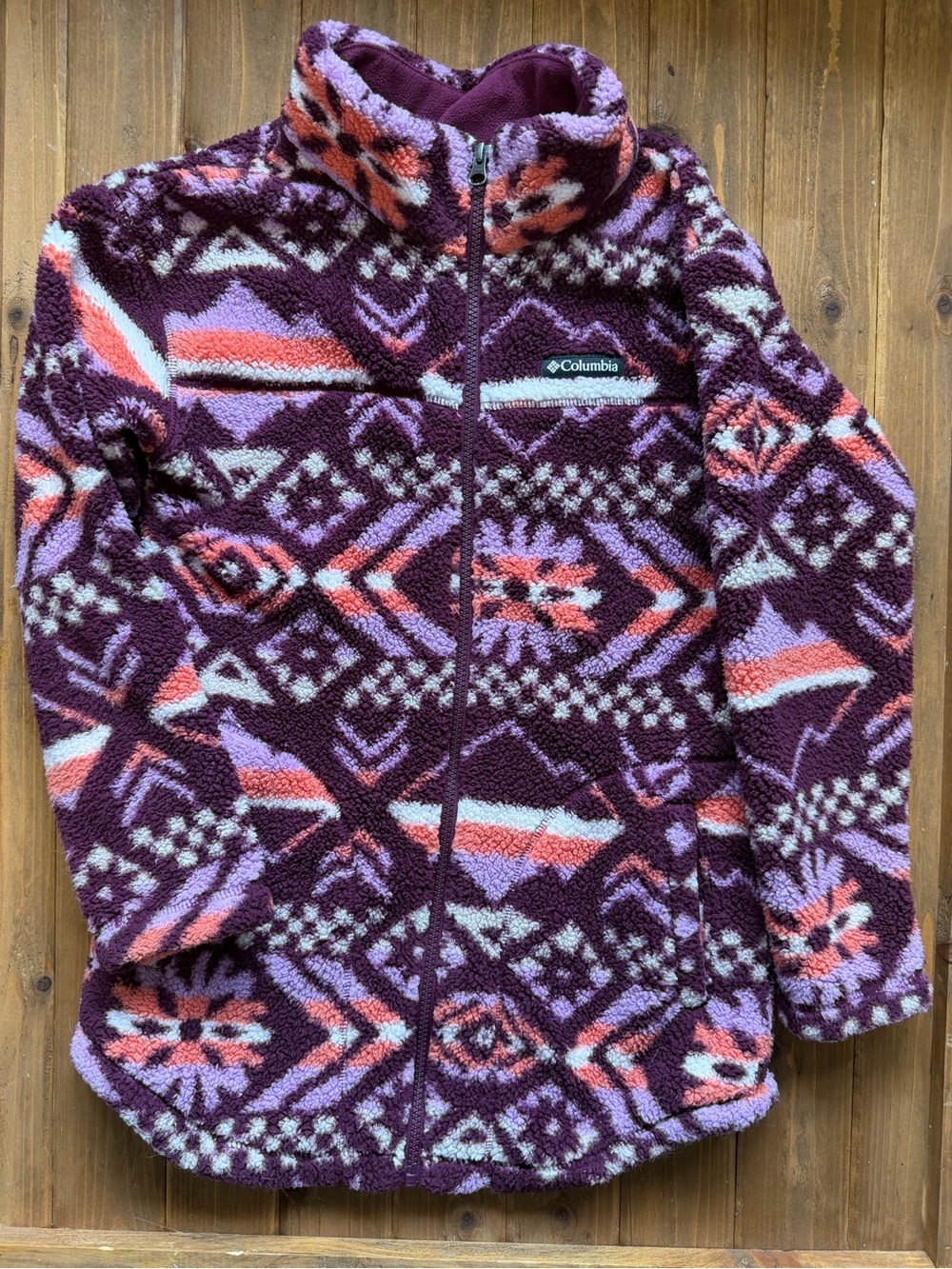 Columbia Girls' Aztec Print Jacket